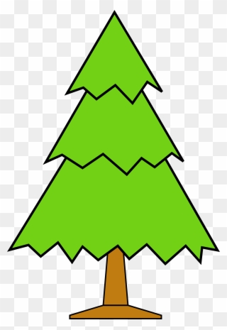 Clipart Christmas Tree Outline - Transparent Background Christmas Tree Clipart - Png Download