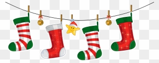Christmas Christmas Treet Free Clip Art Images For - Christmas Stocking Clipart - Png Download