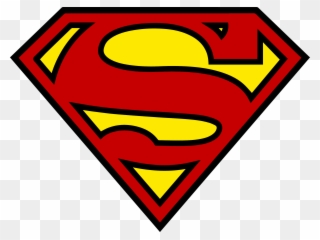 Banner Transparent Library Superman Shield Logo Clip - Superman Logo - Png Download