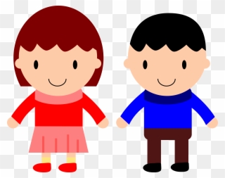 Boy And Girl Clip Art Many Interesting Cliparts - Clip Art Girl And Boy - Png Download