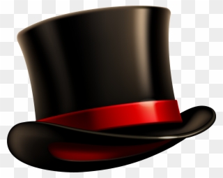 Images For Pilot Hat Clip Art - Red Top Hat Transparent - Png Download