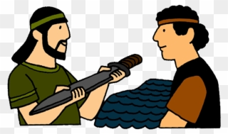 Jonathan Helps David Escape Mission Bible Class - Bibel David & Jonathan Clipart
