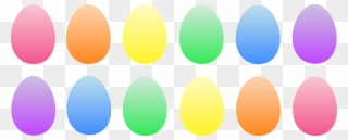 Peep - Clipart - Pastel Easter Egg Clipart - Png Download