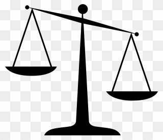 Law Clipart - Scales Of Justice Clip Art - Png Download