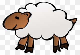 Free Vintage Baby Lamb Clipart Free Pretty Things For - Sheep Clip Art Transparent Background - Png Download