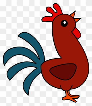 Farm Clipart Rooster - Cute Rooster Clipart - Png Download