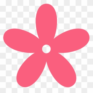 Vintage Flower Clipart Tiny Flower - Light Pink Flower Clipart - Png Download