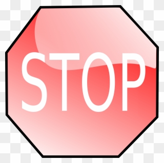 Free Animated Clipart Stop Sign - Cartoon Stop Sign Gif - Png Download
