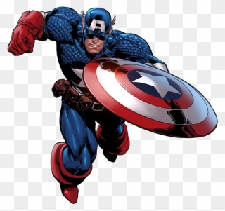 Captain America Clip Art - Capitan America Comic Png Transparent Png