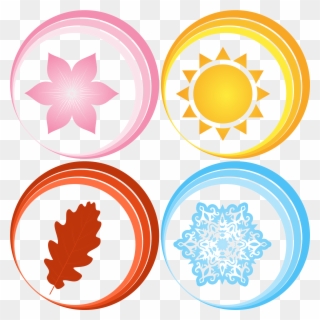 Clip Art Symbols - Seasons Symbols - Png Download