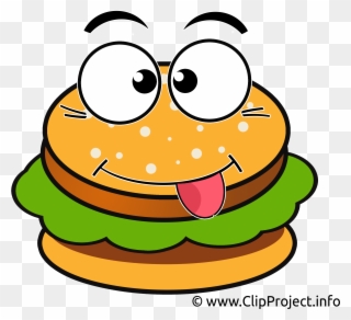 Burger Clip Art - Burger Face Clip Art - Png Download