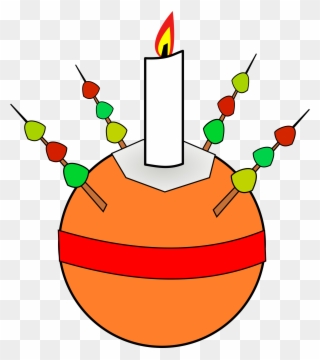 Free To Use Public Domain Religious Clip Art - Christingle Clipart Free - Png Download
