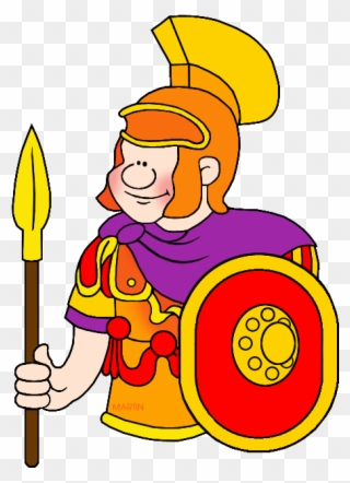 Soldiers Clipart Roman - Roman Centurion Clip Art - Png Download