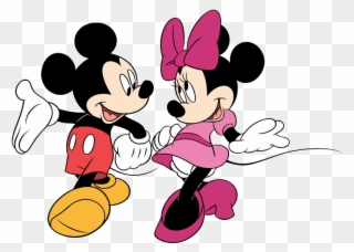 Mickey And Minnie Mouse Clipart Clipart Panda Free - Mickey And Minnie Mouse - Png Download