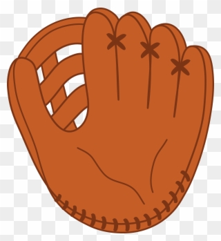 Baseball Mit Vector - Baseball Glove Clipart Png Transparent Png
