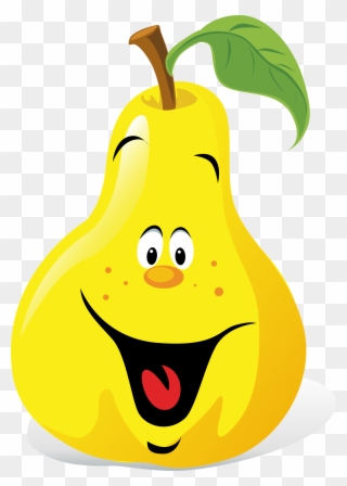 Cartoon Lpear - Clipart Library - Clipart Fruit - Png Download
