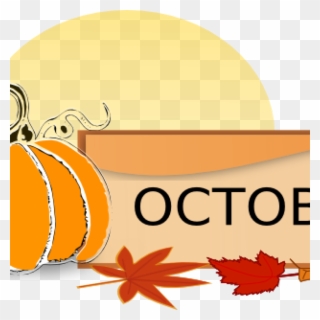 Clip Art For October October Clip Art At Clker Vector - Happy Halloween Transparent Background - Png Download
