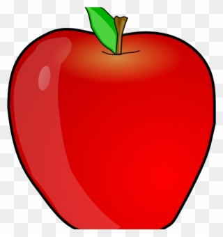 Apple Cliparts Free Apple Clipart At Getdrawings Free - Apple Cartoon With No Background - Png Download