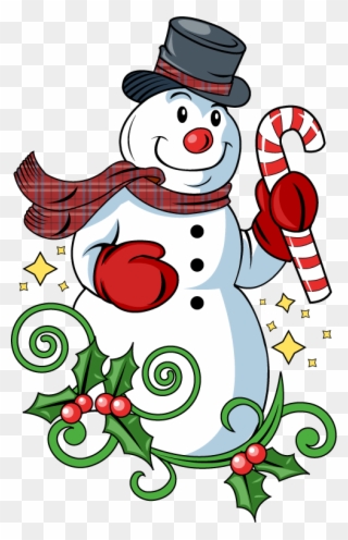 Graphic Freeuse Download Christmas Snowman Clipart - Christmas Clip Art Snowman - Png Download