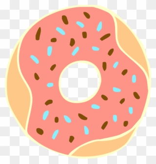 Coffee And Donuts Clipart - Transparent Background Donut Clipart Png