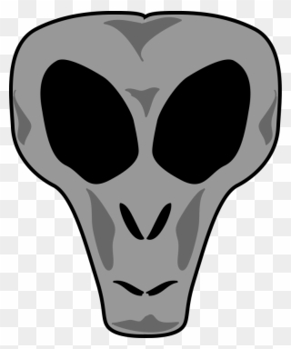 Clip Arts Related To - Alien Head - Png Download