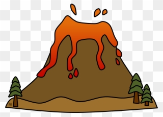 Erupting Volcano Royalty Free Clip - Earth Science Clip Art - Png Download