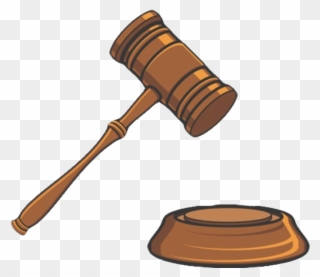 Clipart Hammer Lawyer - Court Clipart - Png Download