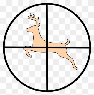 Deer, Hunter - Zeiss Zmoa 1 Reticle Clipart