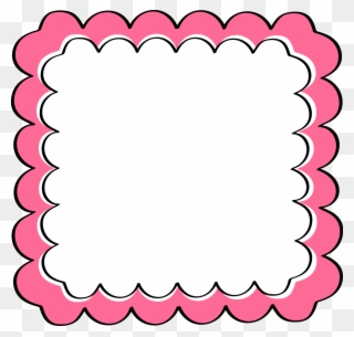 House Clip Art Free - Pink And Black Frame - Png Download