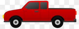 Clip Arts Related To - Red Pickup Truck Clipart - Png Download