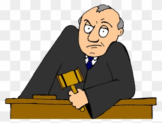 Lawyer Clipart Arraignment - Judge Clipart - Png Download