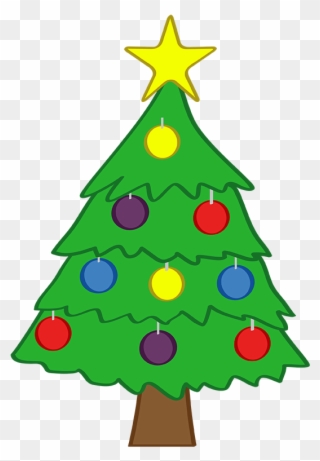 Christmas Tree Clip Art At Clker Vector Clip Art Online, - Cute Christmas Tree Clipart - Png Download