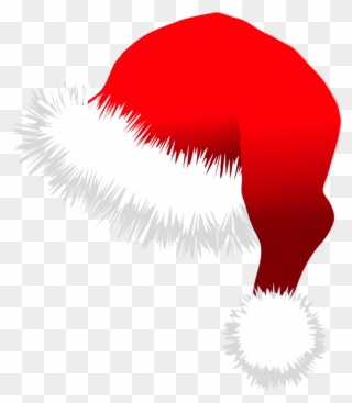 Transparent Santa Hat Clipart - Christmas Hat On Logo - Png Download