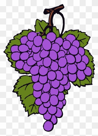 Grape Clipart, Vector Clip Art Online, Royalty Free - Grapes Cliparts - Png Download