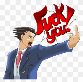 Ace Attorney Clipart Objection - Ace Attorney Objection Meme - Png Download