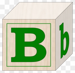 Images For Abc Blocks Clip Art - Letter B Block Clipart - Png Download