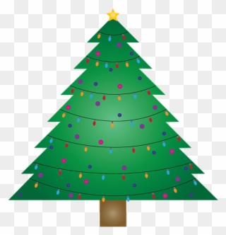 Christmas Tree Clipart Holiday - Christmas Tree - Png Download