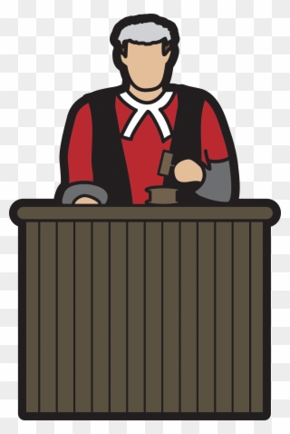 Images For Court Judge Cartoon - Judge In Court Png Clipart
