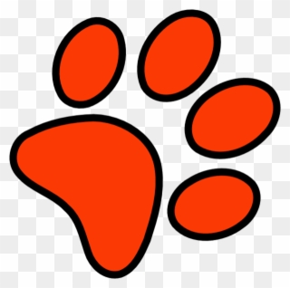 Red Paw Print Clip Art - Ed Sheeran Paw - Png Download