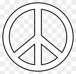 Peace Sign Trans Fav Peacesymbol - Clip Art Peace Sign - Png Download