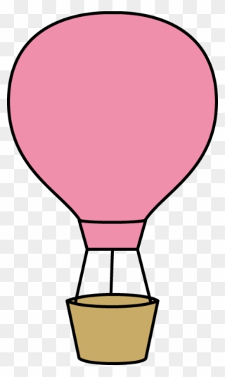 Pink Hot Air Balloon Hot Air Balloon Clipart, Clip - Pink Hot Air Balloon Clipart - Png Download