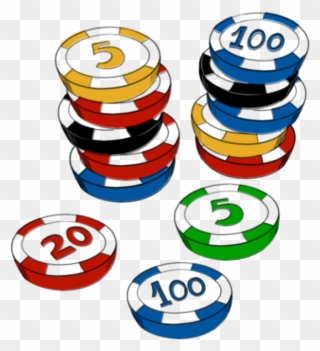 Free Clipart - Casino Chips Clip Art - Png Download