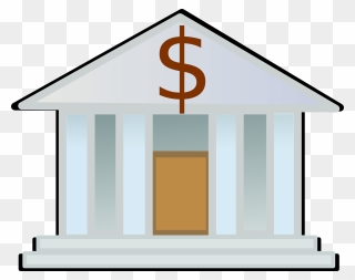 Bank Building Clipart - Bank Clipart - Png Download