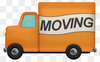 Moving Truck Clip Art 19 Moving Day Picture Black And - Moving Truck Transparent Background - Png Download