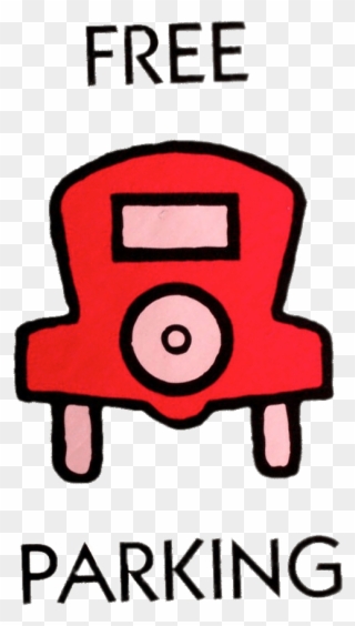 Free Parking Transparent Png Stickpng - Monopoly Free Parking Logo Clipart