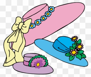 Easter Sunday History And Holidays - Clipart Easter Hat Parade - Png Download
