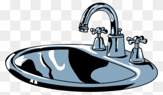 Tap Clipart Water Company - Wash Basin Clipart - Png Download