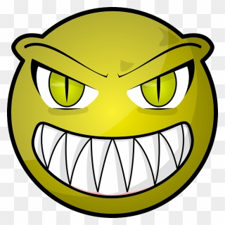 Clipart, Scared Face Clipart Face Clip Art At Clker - Scary Cartoon Monster Faces - Png Download