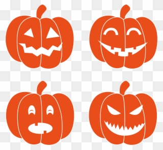 History Clipart Halloween - Paper Jack O Lanterns Templates - Png Download