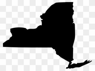 Shape Clipart Florida State - New York State Small - Png Download